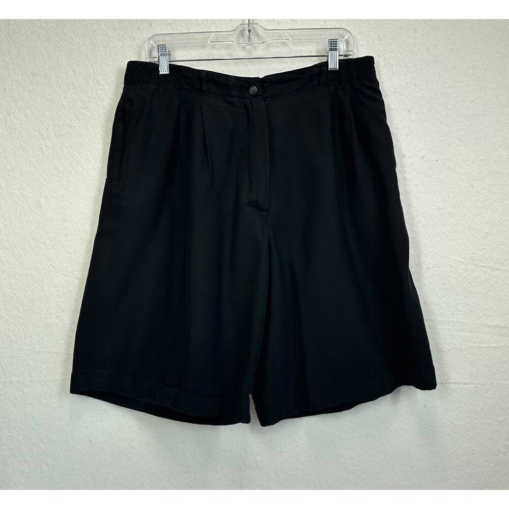 Vintage 80's Talbots 100% Silk Bermuda Short SZ 14